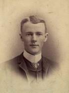 Foto di Paul Harris, Fondatore del Rotary, studente della University of Vermont a Burlington, 1886.